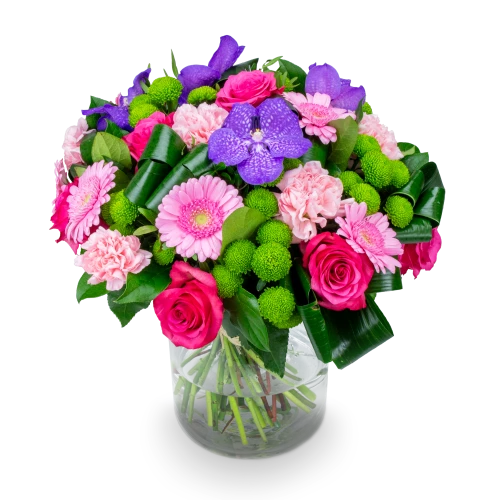 Bouquet of pink flowers